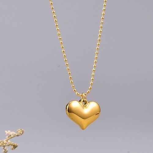 Bijoux Femme Fenda Love Pure Peach Heart Ball Collier Medium Long W... on Productcaster.