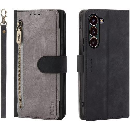 Coque Pour Samsung Galaxy S23 Plus/S23+ 5g,Housse Étui En Cuir Avec... on Productcaster.