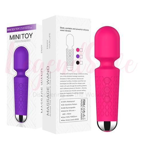 20 Vitesses Magic Av Wand Vibromasseur Pour Femmes Sex Toys Mini Ma... on Productcaster.