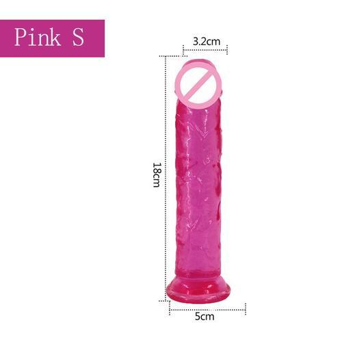 Soft Jelly Dildo Réaliste Anal Pénis Ventouse Dick Sex Toys Pour Ad... on Productcaster.