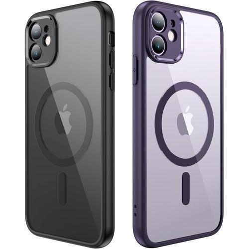 Magnétique Coque Pour Iphone 11 Pour Magsafe, 2 Pièces Protection A... on Productcaster.