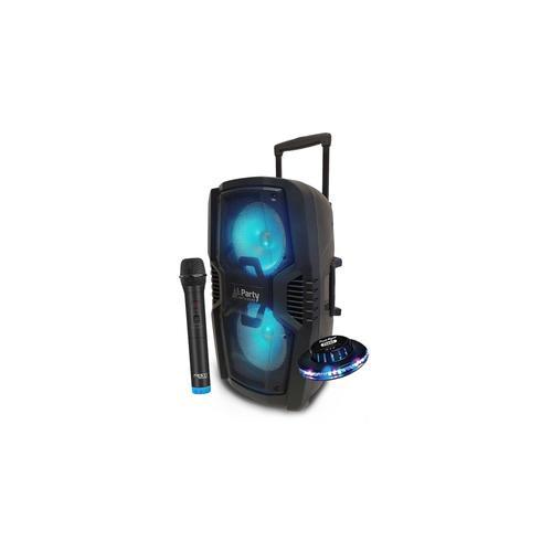 Enceinte Sono DJ PARTY-210LED autonome 2x10" - 600W - BT/USB/SD, Mi... on Productcaster.