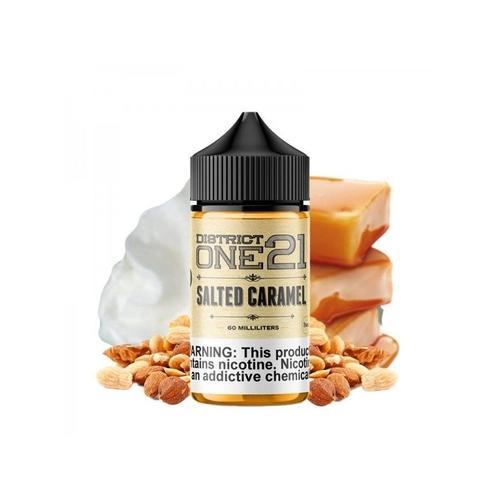 3x District One21 Salted Caramel 50ML - 50ml - Sans nicotine ni tabac on Productcaster.