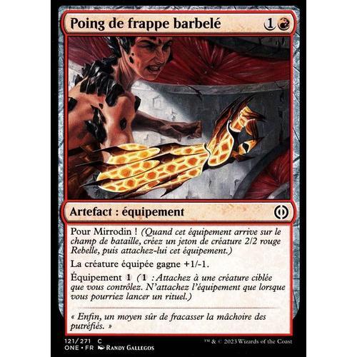 Poing De Frappe Barbelé - Magic - Tous Phyrexians - C - 121/271 on Productcaster.