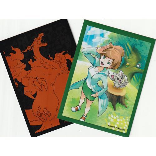 2 Proteges Cartes Pokemon - Sleeves - Dracaufeu/Chichidou - on Productcaster.