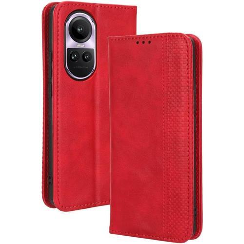 Oppo Reno 10/10 Pro Coque Étui Portefeuille Fonction Support Slots ... on Productcaster.