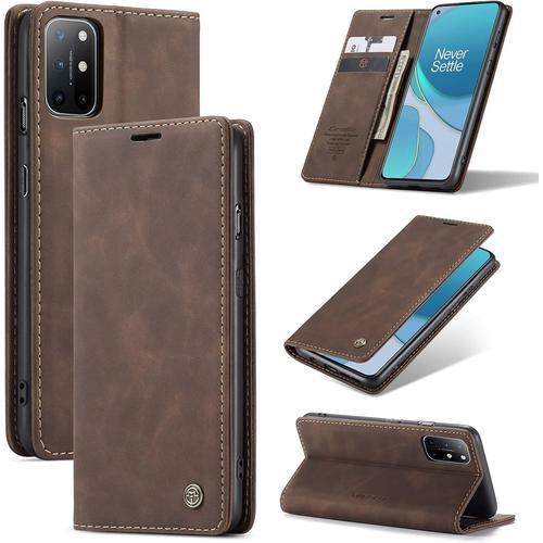 Coque Pour Oneplus 8t,Portefeuille Housse En Cuir Flip Case,Avec Po... on Productcaster.