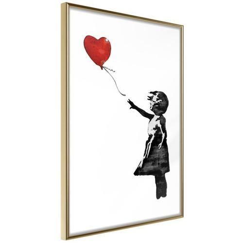 Paris Prix - Affiche Murale Encadrée "Banksy Girl With Balloon Ii" ... on Productcaster.