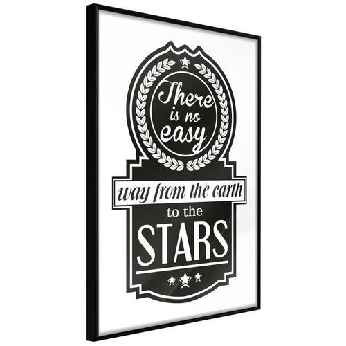 Paris Prix - Affiche Murale Encadrée "Way To The Stars " 40 X 60 Cm... on Productcaster.