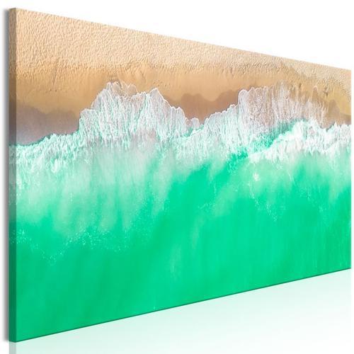 Paris Prix - Tableau Imprimé "coast Narrow Green" 45 X 135 Cm on Productcaster.