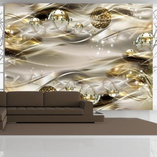 Paris Prix - Papier Peint "golden Nebula" 245 X 350 Cm on Productcaster.