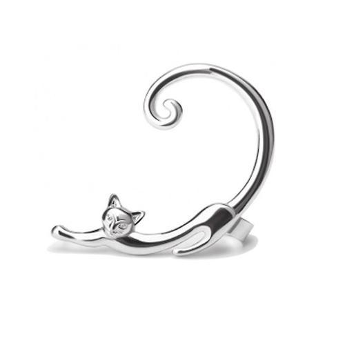 Magnifique Cat Ear Ring Ear Cuff Cat Ear Hanging Earring Pour Frère... on Productcaster.