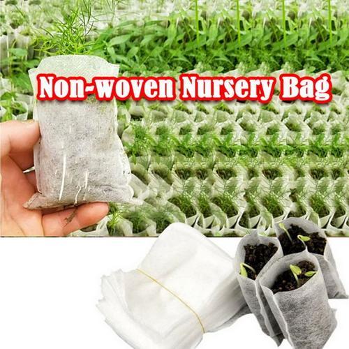 new 100pcs/bag Non-woven seedling bag plant growing bag nutrition b... on Productcaster.