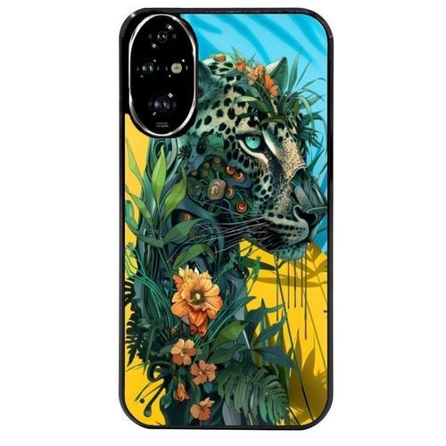 Coque Noire Pour Honor 200 Pro Jungle Et Panthere on Productcaster.