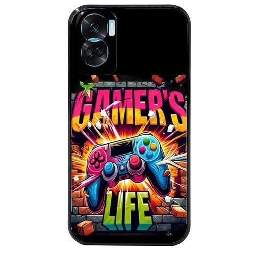 Coque Noire Pour Honor 90 Lite Gamer Life on Productcaster.