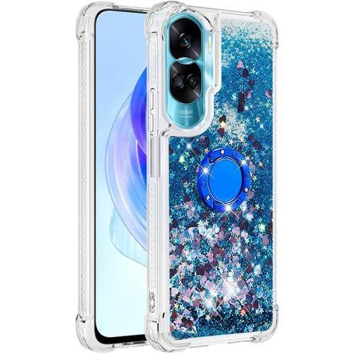 Coque Pour Honor 90 Lite Avec 360 Degrés Anneau Support Diamant Liq... on Productcaster.