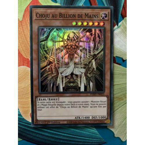 Yu Gi Oh Phhy Fr023 Choju Au Billion De Mains Super Rare on Productcaster.