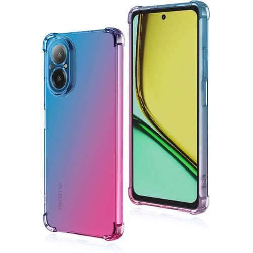 Coque En Coloré Pente Pour Realme C67 4g, Translucide Tpu Silicone ... on Productcaster.