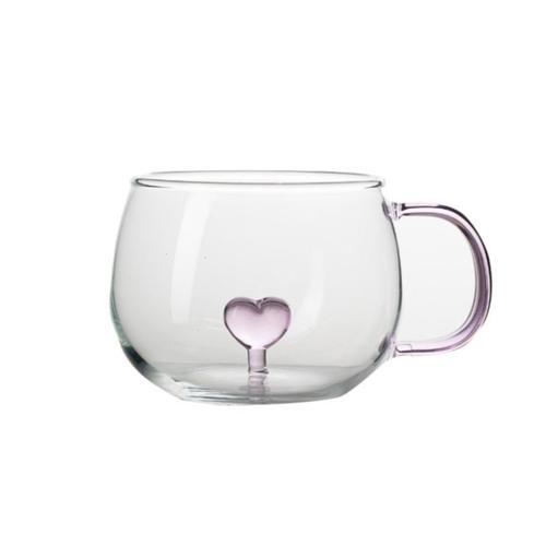 Tasse En Verre Transparente Avec Motif Ours Et C¿Ur, Tasse À Café, ... on Productcaster.