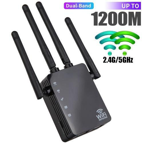 Répéteur Wifi Double Bande 1200 Mbps Amplificateur 2,4 GHz & 5 GHz ... on Productcaster.