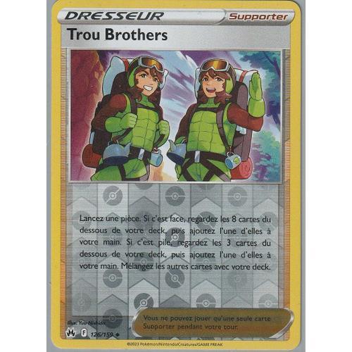 Carte Pokemon - Trou Brothers - 126/159 - Reverse - Eb12,5 Zenith S... on Productcaster.