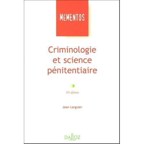 Criminologie Et Science Pénitentiaire on Productcaster.