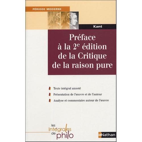 Préface À La 2e Édition De La Critique De La Raisonpure on Productcaster.