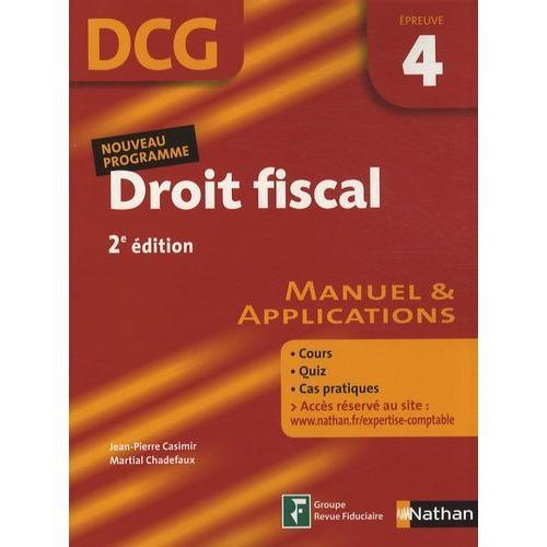 Droit Fiscal Dcg4 - Manuel Et Applications on Productcaster.