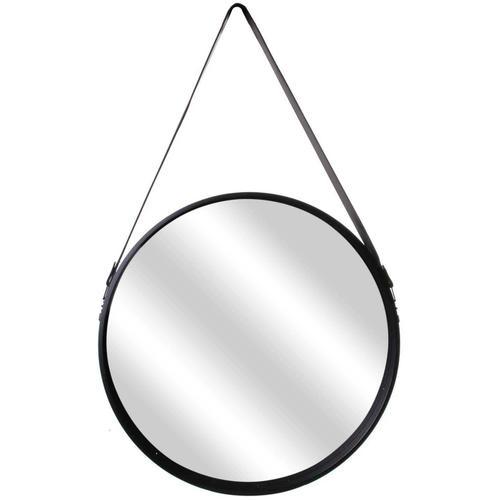 Miroir rond 50 cm avec anse en polyuréthane on Productcaster.