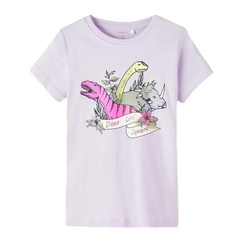 T-Shirt Mauve Fille Name It Brigita on Productcaster.