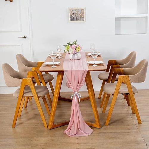 Chemin De Table En Mousseline Pour Mariage Et Fête D'anniversaire,D... on Productcaster.