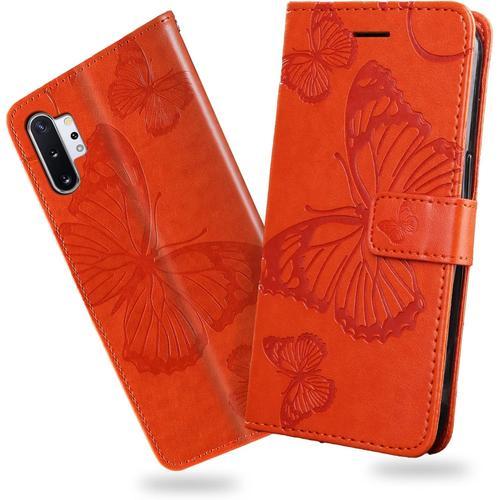 Coque Pour Galaxy Note 10 Plus/Galaxy Note 10 Plus 5g, Papillon Imp... on Productcaster.