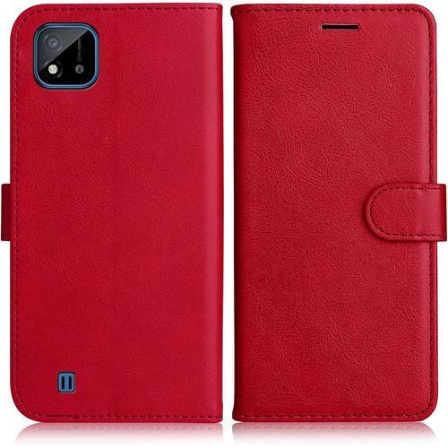 Coque Pour Oppo Realme C11, Pu En Cuir Coque Portefeuille Étui Hous... on Productcaster.