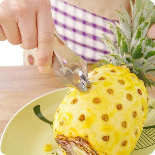 Éplucheur D'ananas Créatif En Acier Inoxydable, Couteau À Fruits, U... on Productcaster.