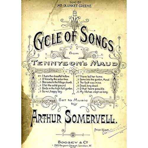 Arthur Somervell : Cycle Of Songs's Maud (Ed.Boosey) on Productcaster.