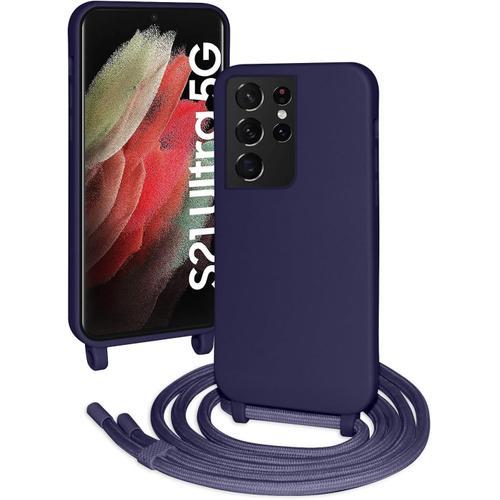 Coque Avec Cordon Pour Samsung Galaxy S21 Ultra,Ultra Mince Anticho... on Productcaster.