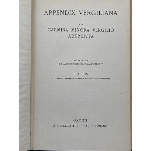 Appendix Vergiliana Sive Carmina Minora Vergilio Adtributa on Productcaster.