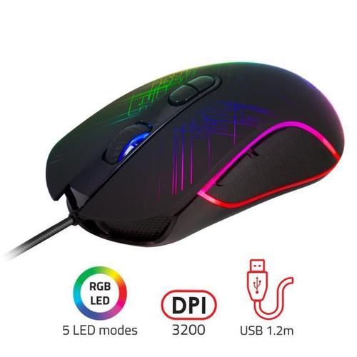 Souris PRO Gaming RGB GTA 230 Optique Haute Définition 3200dpi 7 BO... on Productcaster.