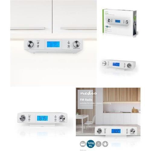 Radio FM Alarme sous Meuble 20 Stations LCD LED BLEU Automatique BL... on Productcaster.