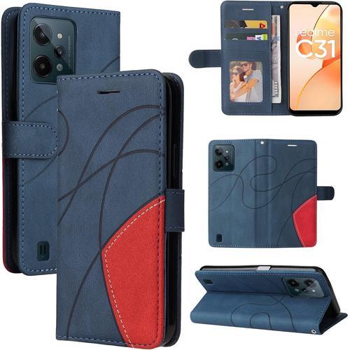 Coque Pour Oppo Realme C31 4g, Cuir Multifonction, Antivol,Pochette... on Productcaster.