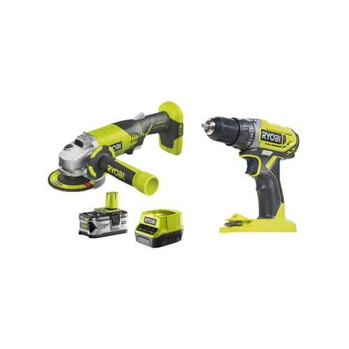 Pack Ryobi - Perceuse Visseuse 18V One Plus - R18DD2-0 - Meuleuse d... on Productcaster.