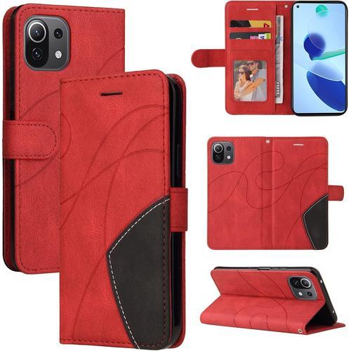 Coque Pour Xiaomi Mi 11 Lite, Cuir Multifonction, Antivol,Pochette ... on Productcaster.