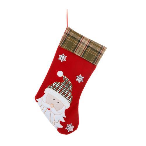 Chaussettes de noël, ornements d'arbre de noël, sac à bonbons, en t... on Productcaster.