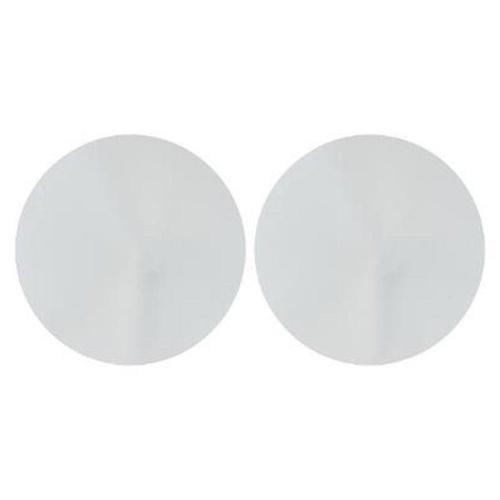 Lot de 2 Miroirs Adhésifs "Rond" 40x40cm Argent on Productcaster.