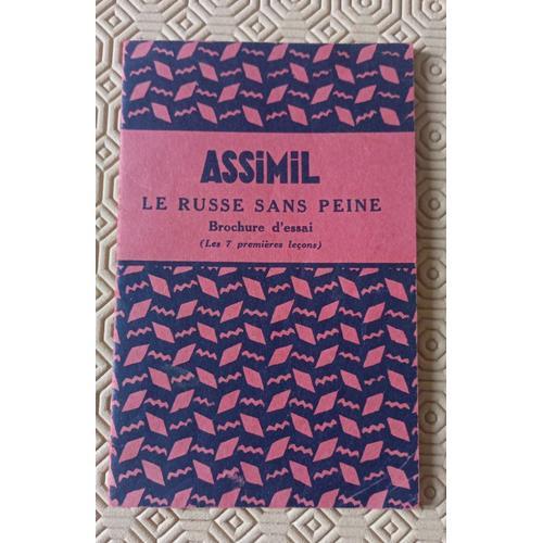 Assimil - Le Russe Sans Peine ; Brochure D'essai (Les 7 Premieres L... on Productcaster.