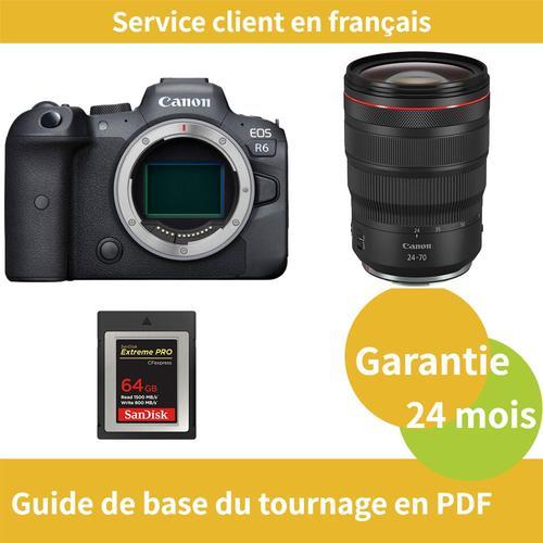 Canon EOS R6 Camera+Canon Objectif RF24-70MM F/2.8 L IS USM+SanDisk... on Productcaster.