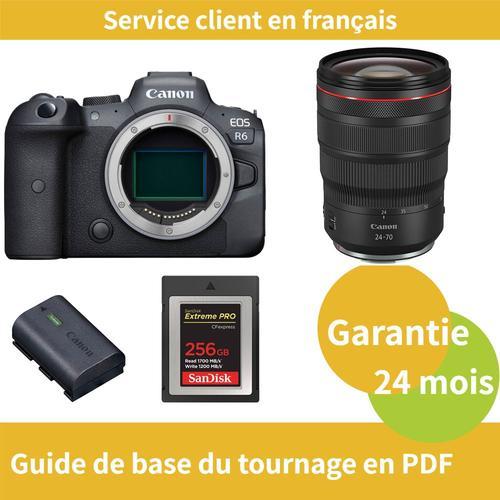 Canon EOS R6 Camera+Canon Objectif RF24-70MM F/2.8 L IS USM+Canon b... on Productcaster.