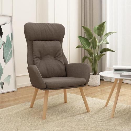 Chaise De Relaxation Taupe Tissu, Chaise De Relaxation D¿Appoint, F... on Productcaster.