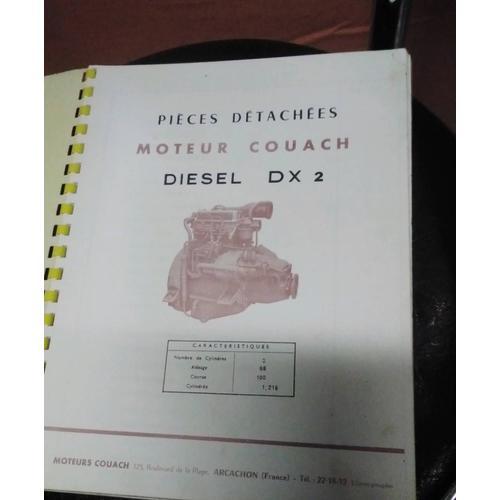 Moteur Couach Diesel Dx2 Notice Manuel on Productcaster.