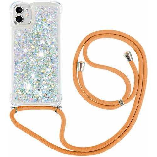 Coque Iphone 11 6.1"" Glitter Liquide Collier Pour Téléphone Portab... on Productcaster.